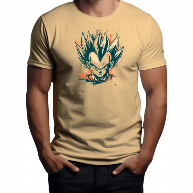 Koszulka Nowoczesna T-Shirt ''Vegeta'' Bawełna