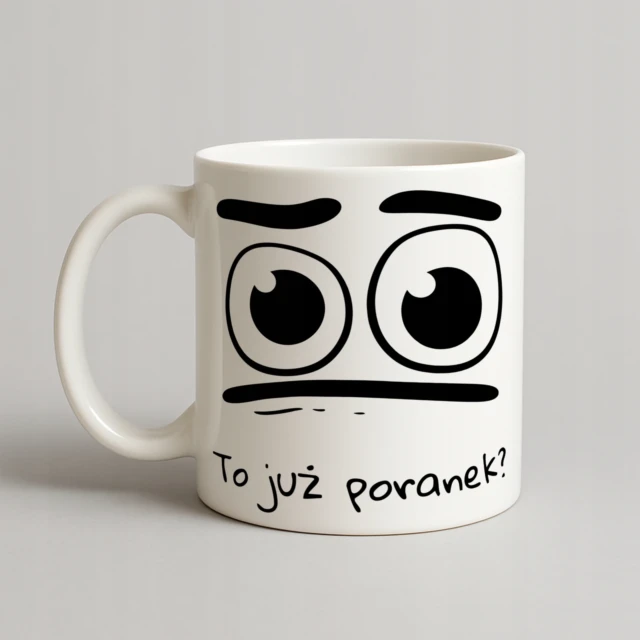 Kubek z nadrukiem - To już poranek?