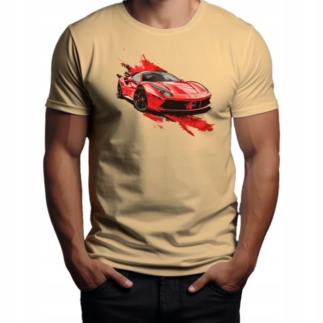 Koszulka T-Shirt ''Ferrari'' Bawełna