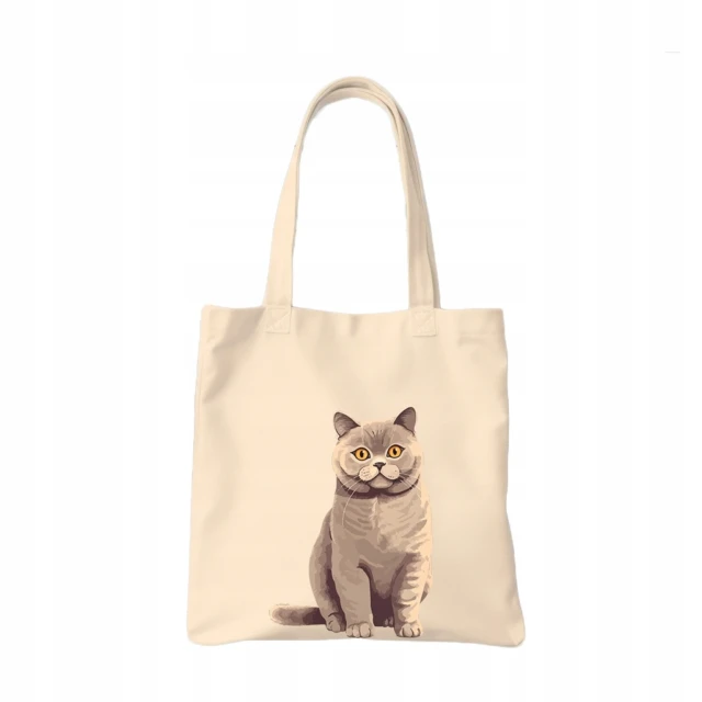 TORBA shopper "British Shorthair" Bawełniana