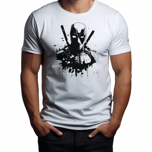 Koszulka unisex z nadrukiem Deadpool
